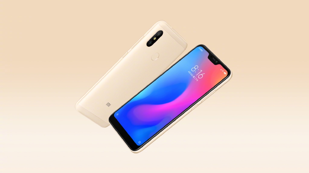 Xiaomi Redmi 6 Pro xuất hiện với chip Snapdragon cùng 5 màu sắc khác nhau
