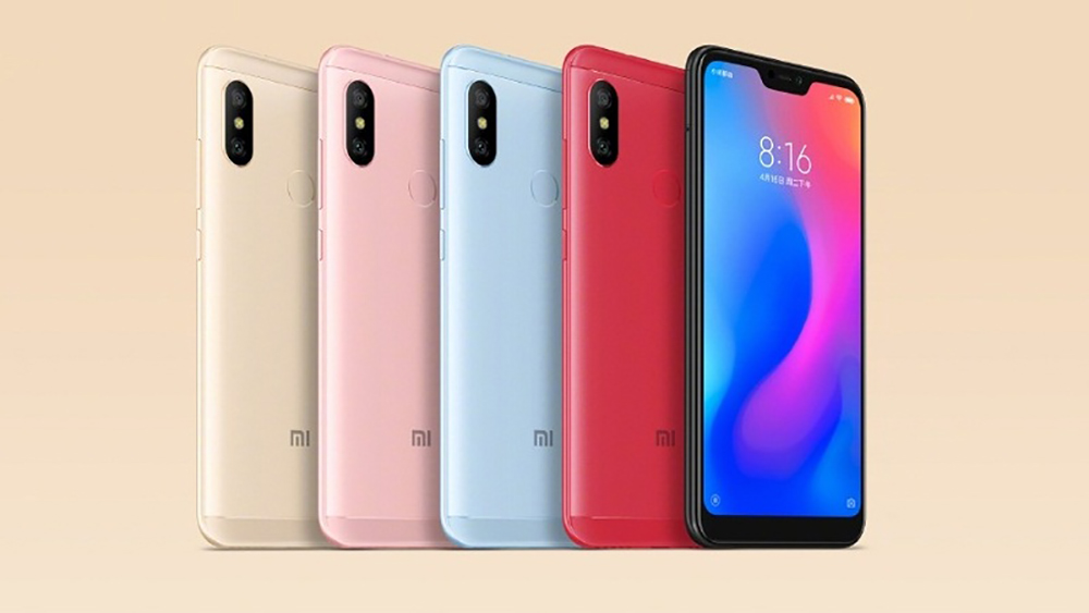 Xiaomi Redmi 6 Pro xuất hiện với chip Snapdragon cùng 5 màu sắc khác nhau