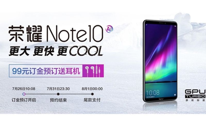 Ảnh thực tế Honor Note 10