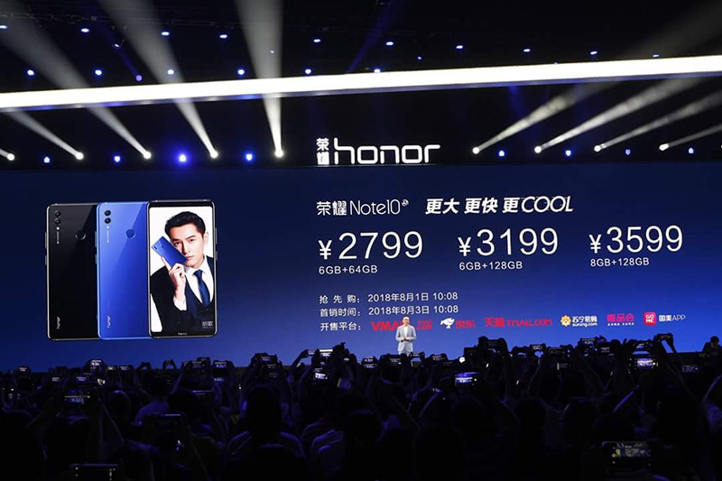 Ra mắt Honor Note 10