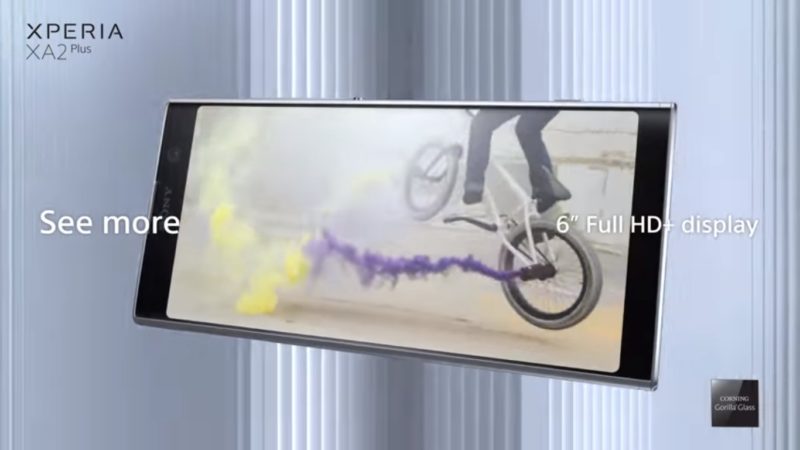 Ra mắt Xperia XA2 Plus