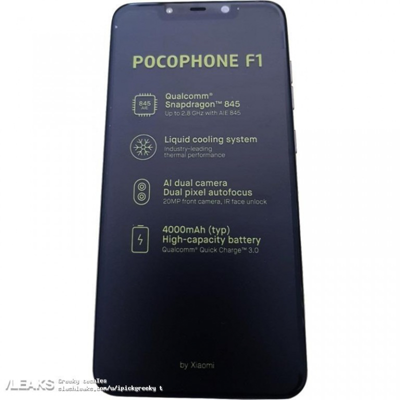 cấu hình Xiaomi Pocophone F1