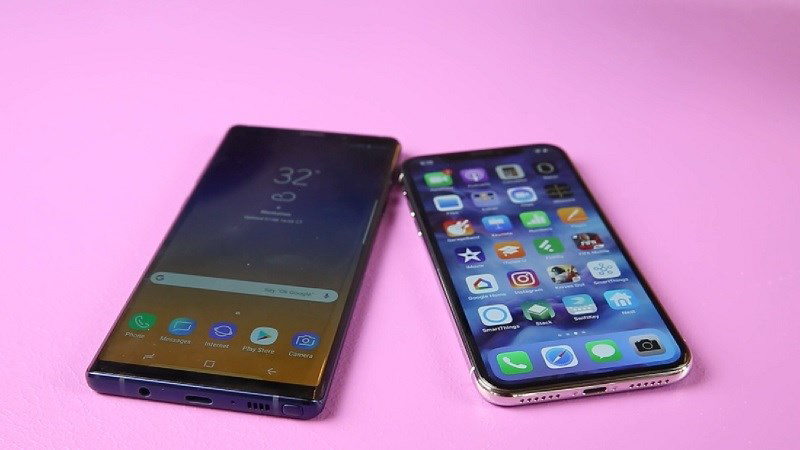 Galaxy Note 9 và iPhone X