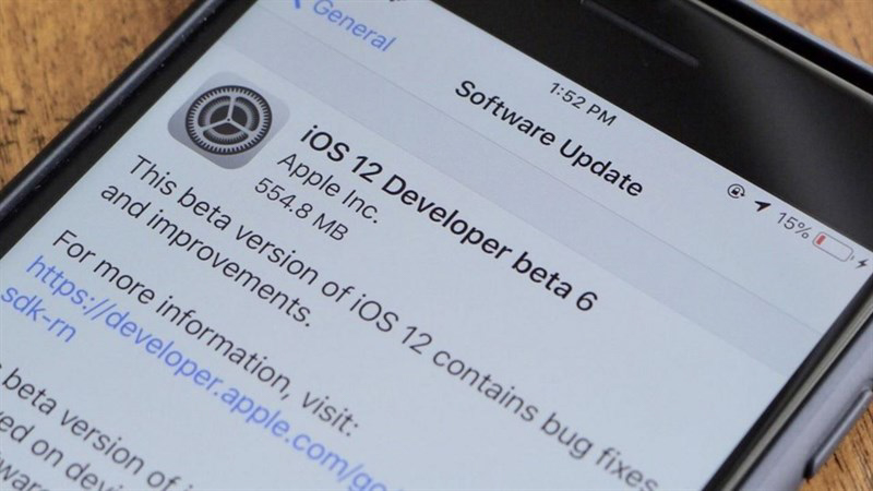 hệ điều hành iOS 12