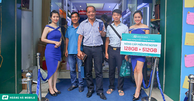Hôm nay, mọi con đường đều đổ về Hoàng Hà Mobile để nhận Note 9