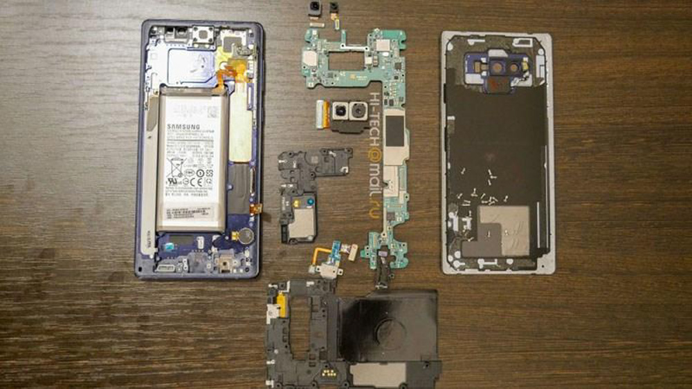 Mổ bụng Galaxy Note 9: Dễ sửa hơn Galaxy Note 8