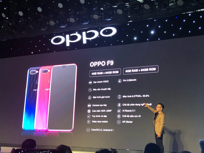 Ra mắt OPPO F9 tại Việt Nam