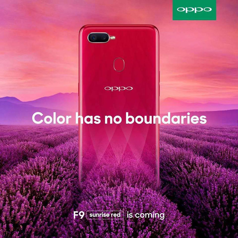 CHÍNH THỨC: OPPO F9 sẽ chính thức ra mắt vào ngày 15/08 cùng camera kép và sạc nhanh VOOC