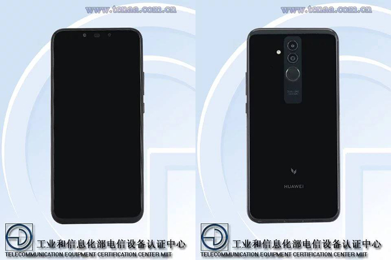Thiết kế Mate 20 Lite