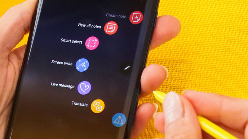 Tính năng của bút S Pen Galaxy Note 9
