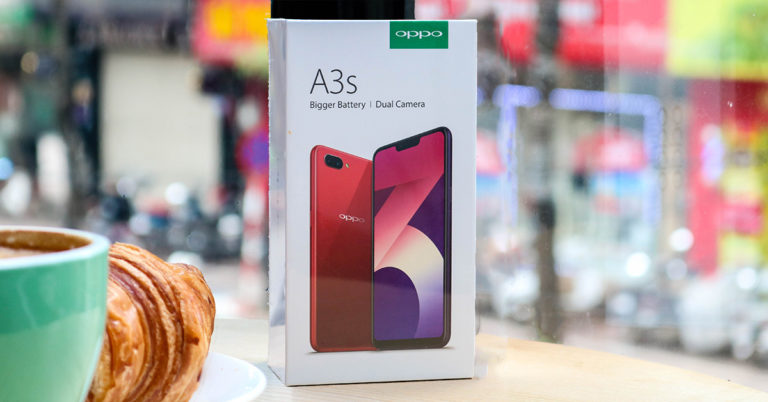 Mở hộp và trên tay OPPO A3S: Thiết kế hoàn hảo với mức giá cực yêu thương
