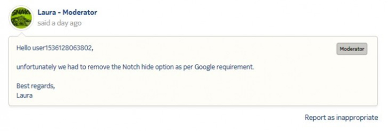 Ẩn tai thỏ trên Nokia 6.1 Plus