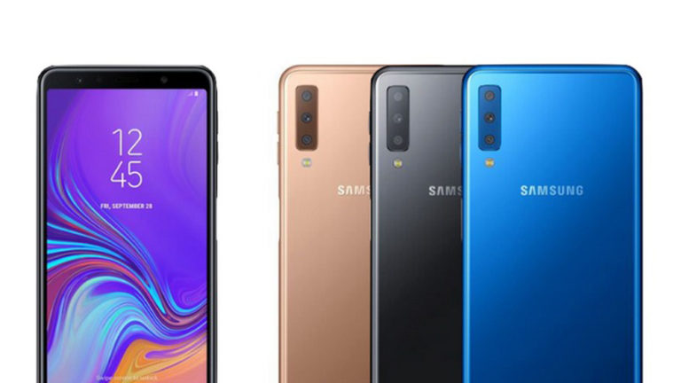 Galaxy A7 2018 ra mắt: 3 camera chính, vân tay cạnh bên, giá khoảng 9.3 triệu đồng