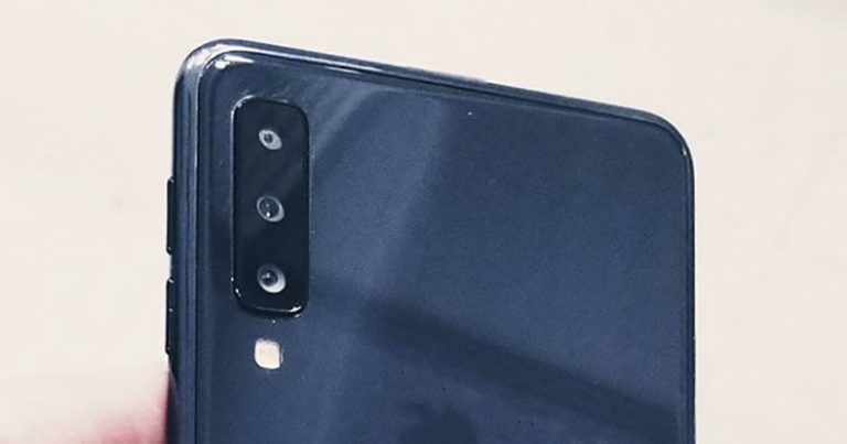 Galaxy A7 (2018) xuất hiện với 3 camera tuyệt đẹp và giá bán khá rẻ