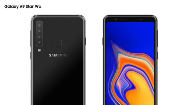 Galaxy A9 Star Pro xuất hiện với 4 camera, bước thử của Samsung với Galaxy S10