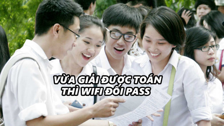 Học sinh háo hức giải toán để tìm lấy mật khẩu Wi-Fi