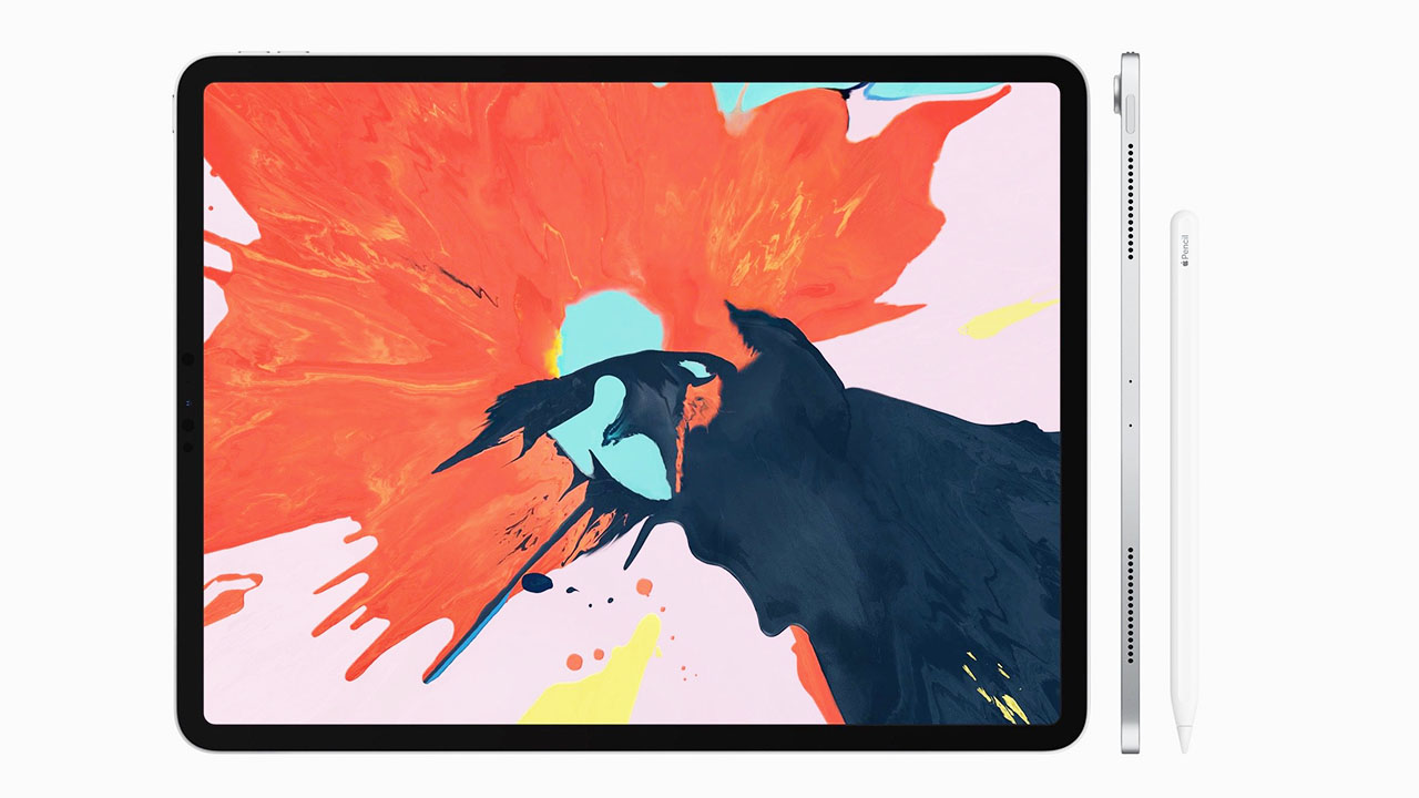 Hình nền iPad Pro 2018 màu sắc, các bạn Download ngay còn dùng