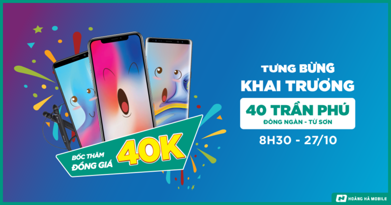 khai trương hoàng hà mobile bắc ninh