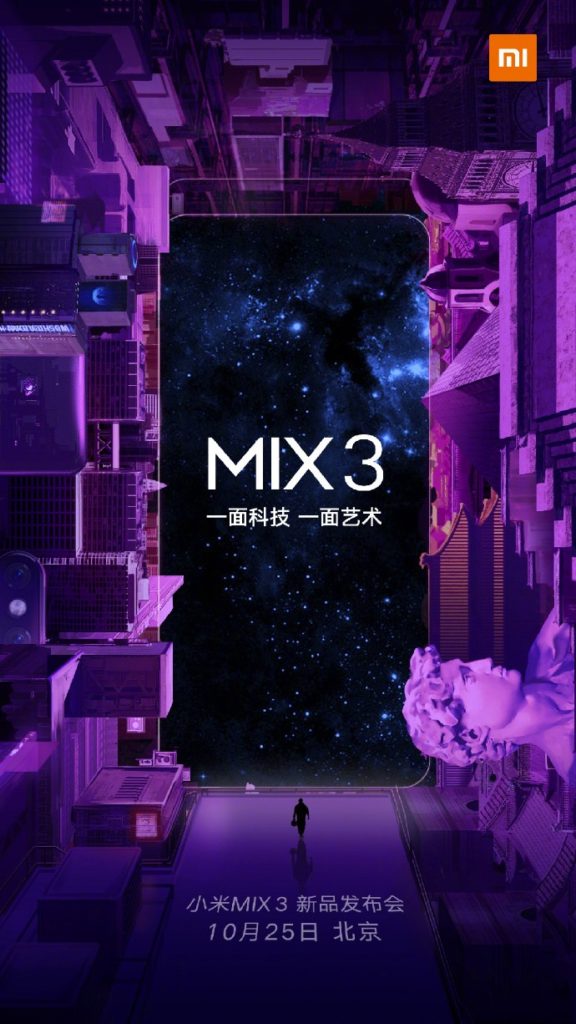 Ngày ra mắt Mi MIX 3