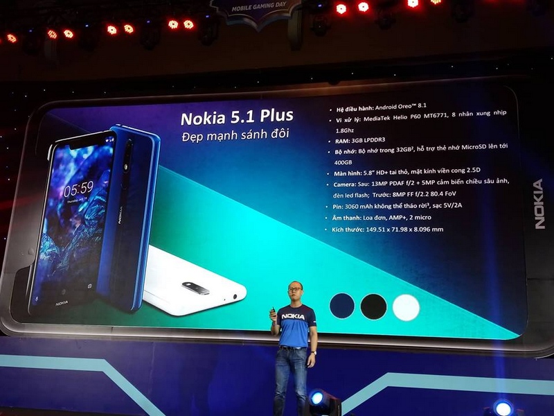 Nokia 5.1 Plus ra mắt Việt Nam