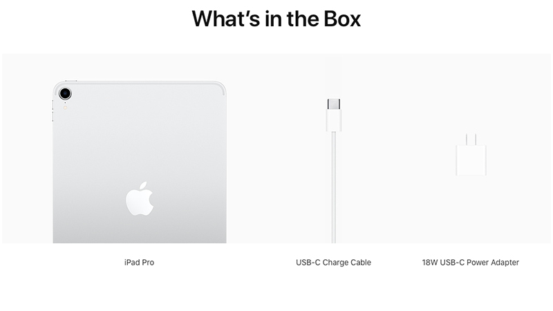 Sạc nhanh trên iPad Pro 2018