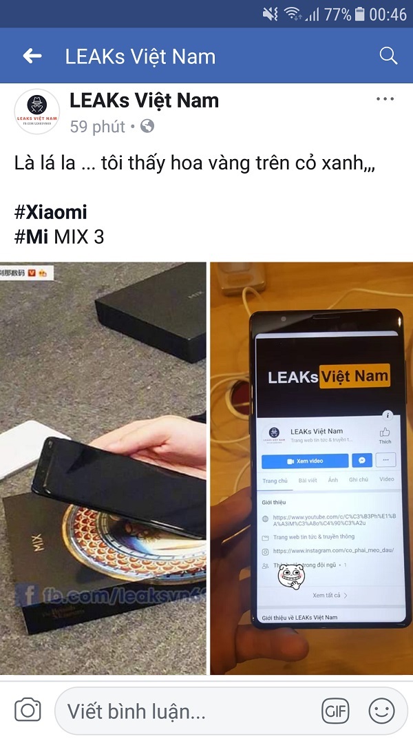 Trên tay Xiaomi Mi MIX 3