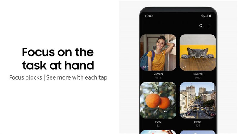 Giao diện smartphone Samsung mới