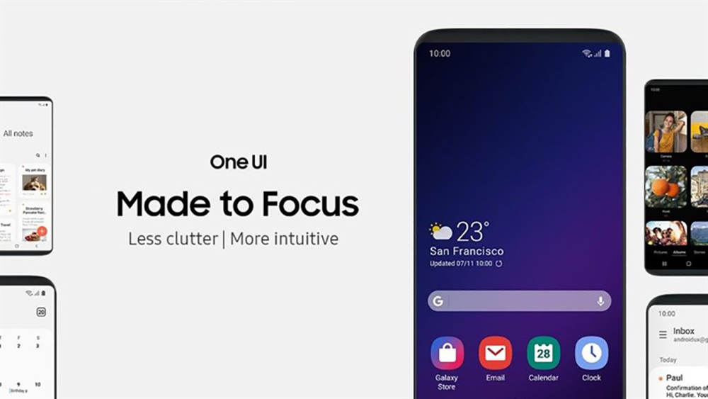 Samsung tung giao diện mới – One UI hỗ trợ cả smartphone màn hình gập
