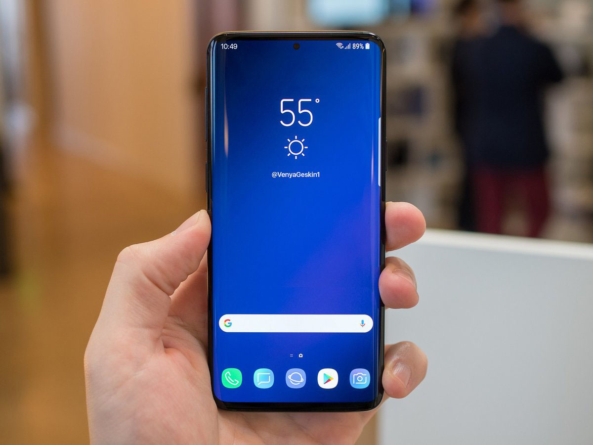 Hình ảnh thiết kế Galaxy S10