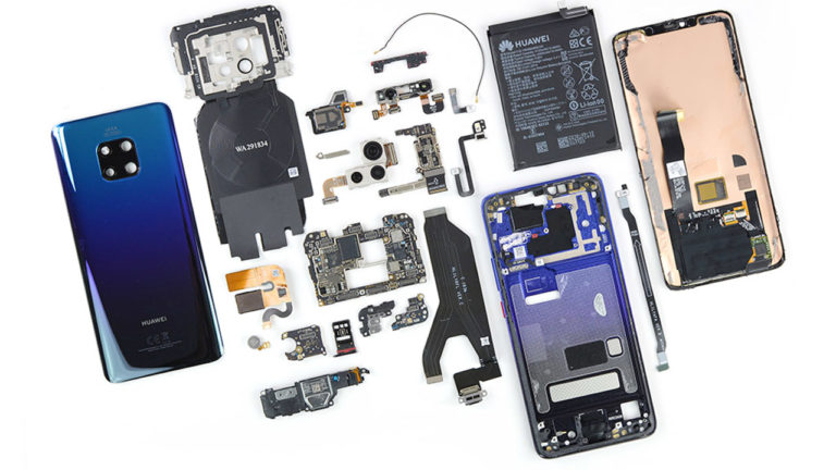 Mổ bụng Huawei Mate 20 Pro: Cảm biến vân quang học, hỏng 1 thay 2