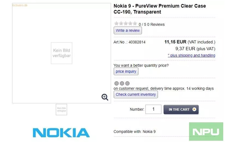 Ốp lưng Nokia 9 PureView