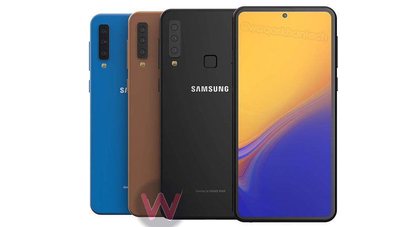 Thiết kế Galaxy A8s