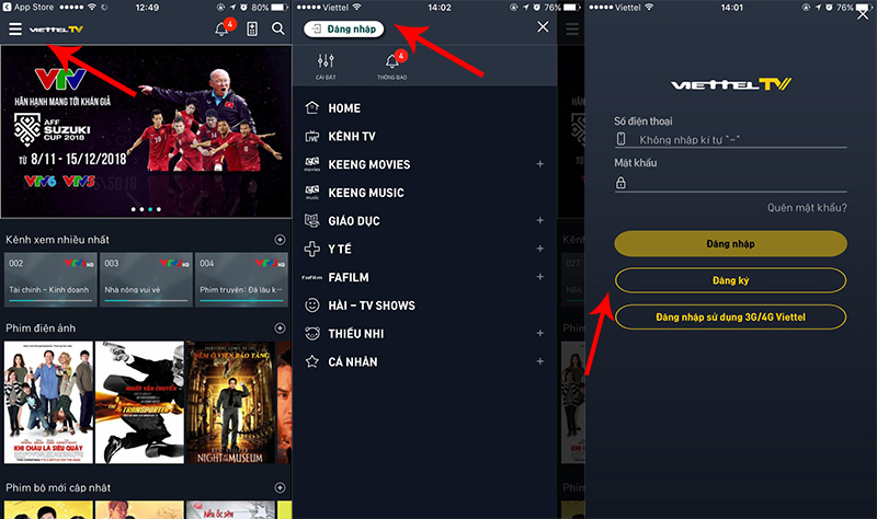 Xem AFF SUZUKI CUP 2018 trên điện thoại