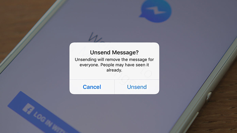 Xoá tin nhắn Facebook đã gửi