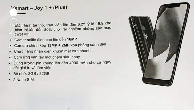 Cấu hình điện thoại Vsmart