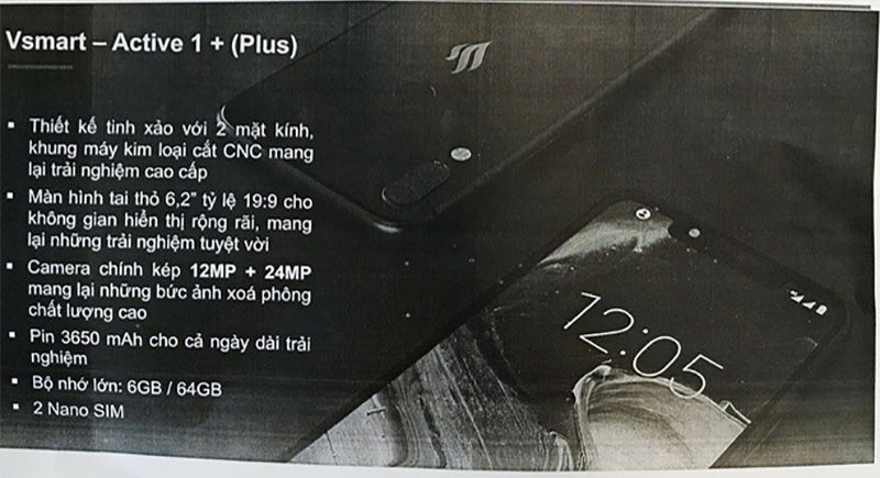 Cấu hình điện thoại Vsmart