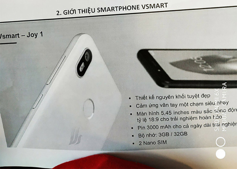 Cấu hình điện thoại Vsmart