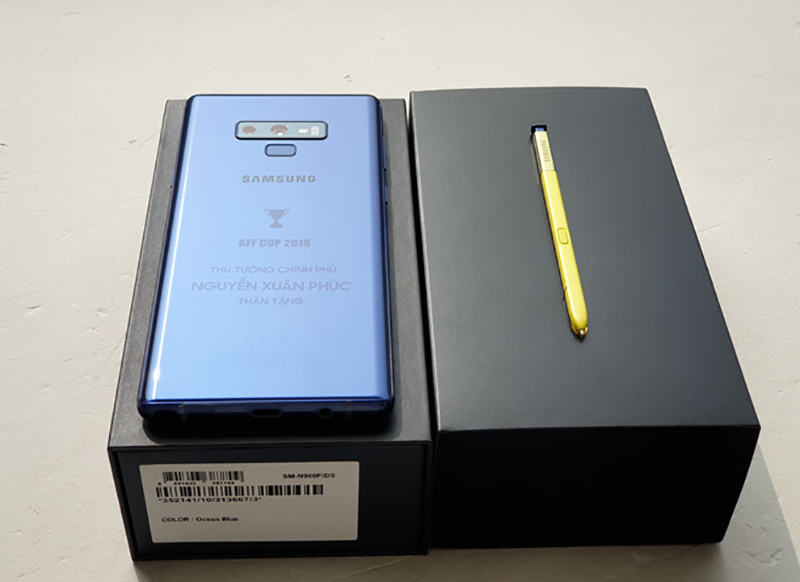 Galaxy Note 9 in tên Thủ Tướng