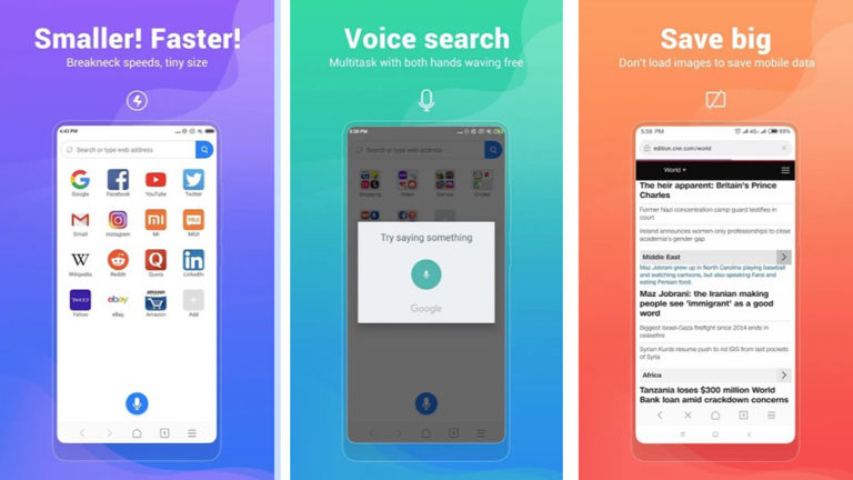 Mint Browser: Trình duyệt mới của Xiaomi siêu mượt và nhẹ
