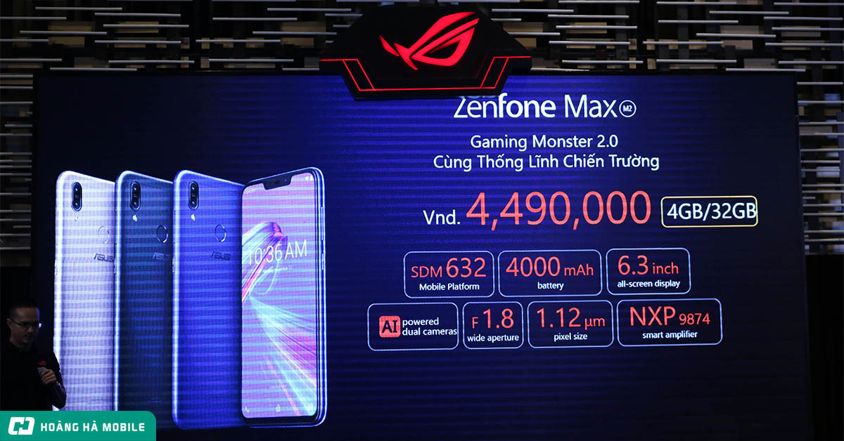 Asus Zenfone Max M2 ra mắt Việt Nam: Camera kép, Snapdragon 632, giá chỉ hơn 4 triệu đồng