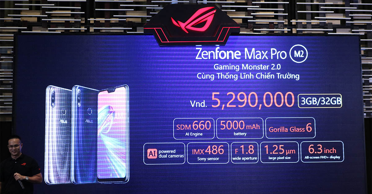 Zenfone Max Pro M2 ra mắt Việt Nam: Cái gì cũng “MAX” nhưng giá cực “MIN”