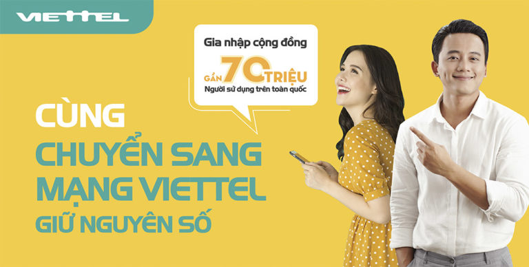 Các thuê bao trả trước đã có thể chuyển sang dùng Viettel, phí chỉ 50.000 đồng