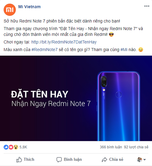 Mở bán Redmi Note 7