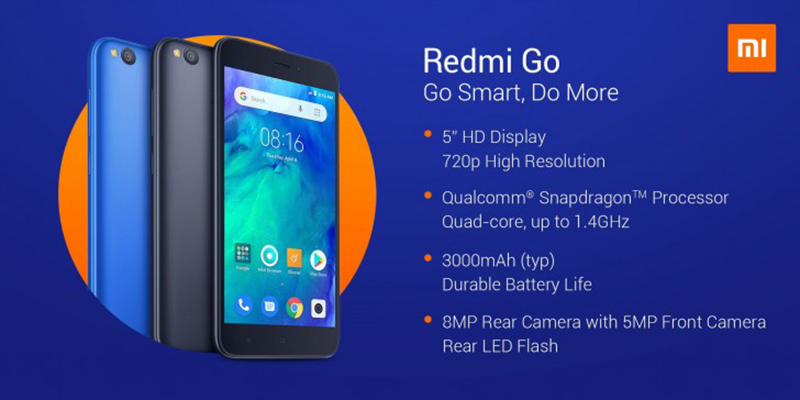 Redmi Go ra mắt