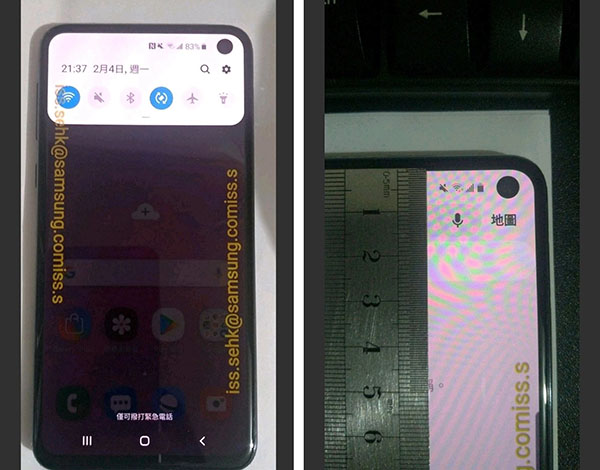 Hình ảnh Galaxy S10 Lite
