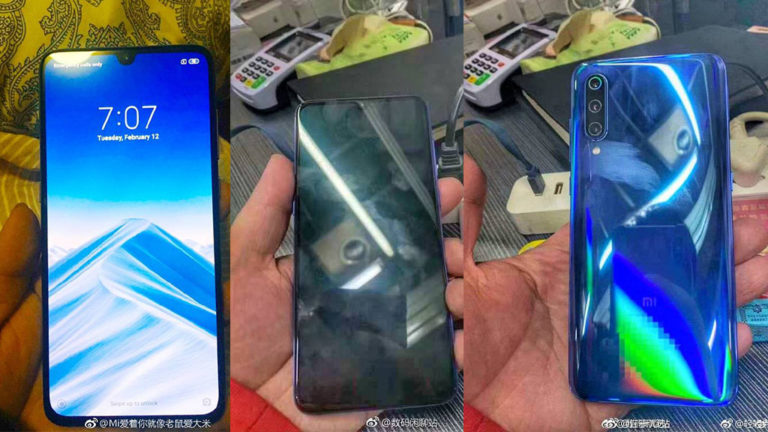 Xiaomi Mi 9 đây ư? Vân tay âm màn, màn hình giọt nước, 3 camera