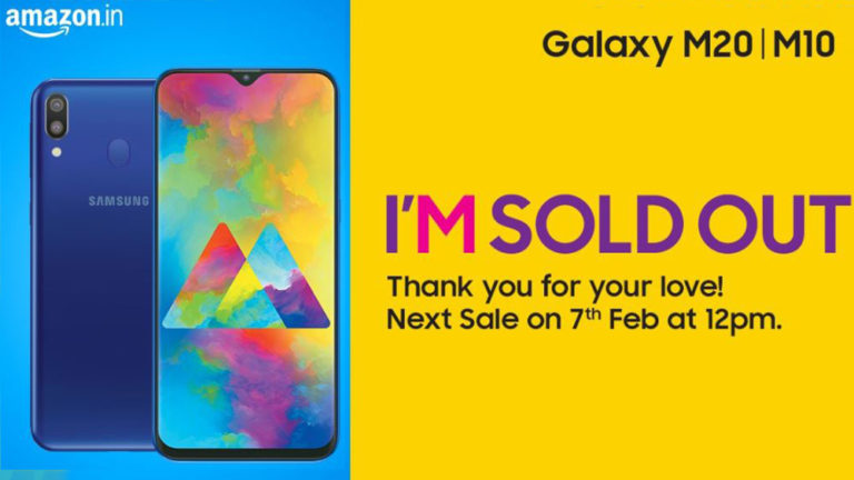 Galaxy M10, M20 “hết veo” hàng chỉ sau vài phút mở bán