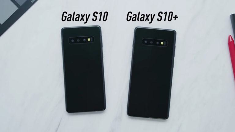 Trên tay mô hinh Galaxy S10, S10+: Mặt lưng quá đẹp, camera âm màn, viền mỏng dính