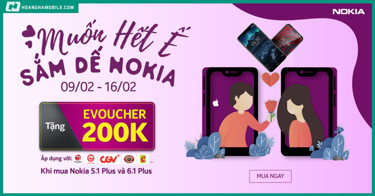 Sắm dế Nokia, nhận ngay Voucher “thoát Ế” cùng Hoàng Hà Mobile