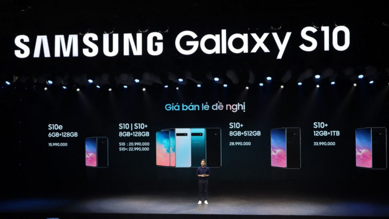 Galaxy S10/S10e/S10+ ra mắt Việt Nam: Giá từ 15.990.000 đồng, quà tại Hoàng Hà quá ngon